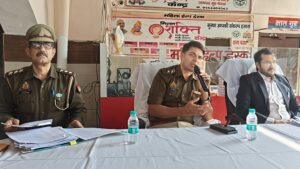 चरथावल थाना परिसर में होली-ईद पर शांति समिति की बैठक, सौहार्द बनाए रखने के निर्देश