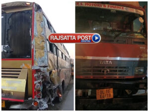 यमुना एक्सप्रेस-वे पर भीषण हादसा: बस से उतरे यात्रियों को कंटेनर ने रौंदा, छह की मौत, एक गंभीर