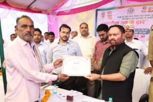 कैबिनेट मंत्री अनिल कुमार ने “तहसील आपके द्वार” कार्यक्रम में सुनीं जनता की समस्याएं