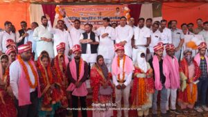 चरथावल ब्लॉक में भव्य सामूहिक विवाह 91 जोड़े एक ही मंच पर बंधे विवाह बंधन में, गूंजी सामाजिक समरसता की मिसाल