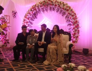 आईपीएस रमणीक गौतम त्यागी संग डीएसपी लिका अचुमि के विवाह के उपरांत भव्य स्वागत समारोह आयोजित 