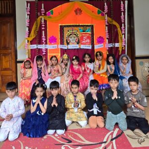 किडज़ी में नवरात्र महापर्व का भव्य आयोजन, बच्चों को दी गई भारतीय संस्कृति की सीख