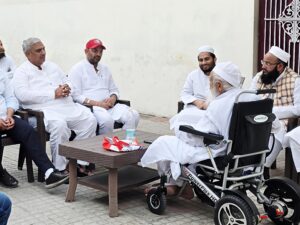 सांसद हरेंद्र मलिक और विधायक पंकज मलिक ने जमीयत उलमा-ए-हिंद के प्रमुख मौलाना अरशद मदनी से मिलकर ईद की मुबारकबाद दी।