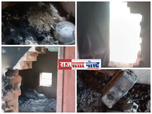 नलकूप बना अज्ञात चोरों का निशाना: कीमती सामान चोरी, सबूत मिटाने को लगाई आग