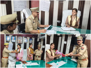 छात्रा बनी एक दिन की थाना प्रभारी, संभाली कानून-व्यवस्था की जिम्मेदारी