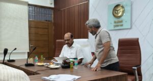 कंपनी बाग नेहरू वाटिका के पास सार्वजनिक रास्ते पर अतिक्रमण का आरोप, पर्यावरण सेवा समिति ने DM-SSP से कार्रवाई की मांग