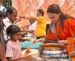 रोटरी क्लब “कुटुम्भ” की 68वीं रसोई में पहुंचीं ममता अग्रवाल, ₹5 में भरपेट भोजन सेवा की सराहना