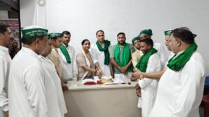 संघर्ष मोर्चा का दूसरा स्थापना दिवस धूमधाम से मनाया, चंदन त्यागी बने मुजफ्फरनगर जिलाध्यक्ष