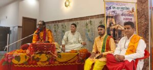 श्रावण के प्रथम सोमवार पर द्वारिका सिटी शिवमय, पूज्य श्री राजशेखर लिंग जी के सान्निध्य में हुई भव्य महा आरती