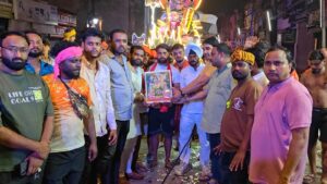 मुजफ्फरनगर में इंसाफ की कांवड़ लेकर पहुंचे अरुण खटीक का खटीक समाज ने किया स्वागत