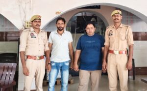 जमीनी बंटवारे को लेकर गाली-गलौज व धमकी देने वाले आरोपी दो सगे भाई गिरफ्तार