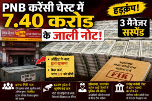सहारनपुर में PNB करेंसी चेस्ट में ₹ 7.40 करोड़ के जाली नोट मिलने से हड़कंप, तीन मैनेजर निलंबित